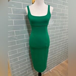 Elegant Green Bodycon Dress